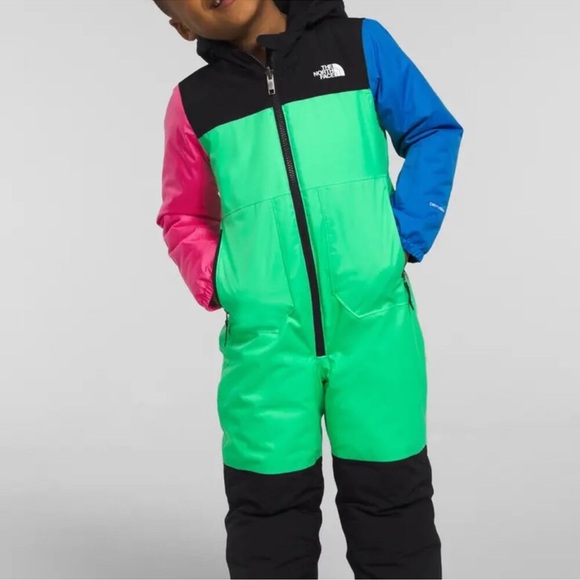THE NORTH FACE Kids Freedom Snow Suit, size 5 : Chlorophyll Green - Picture 2 of 5